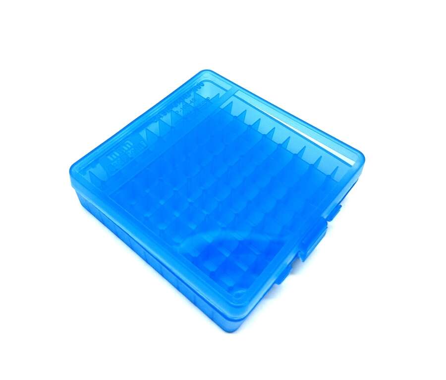 Scatola MTM in plastica 100 colpi porta munizioni calibro 45 acp 40