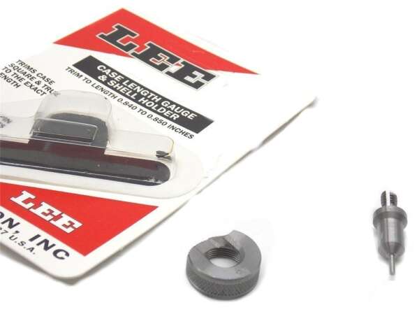 Lee asta tornitura bossolo 380 auto 90155 case length gauge - immagine 2