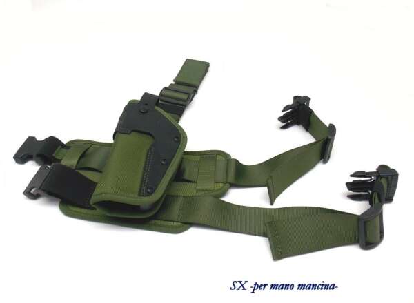 Fondina Radar da coscia nylon Tech beretta 92 98 - NERO-SX - immagine 4