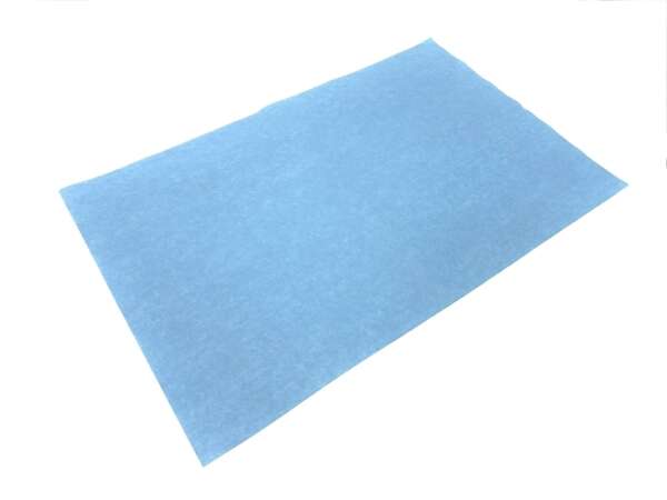 Panno in tnt blu da asciugatura 40x60 per pulitura armi