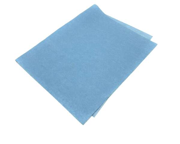 Panno in tnt blu da asciugatura 40x60 per pulitura armi - immagine 2