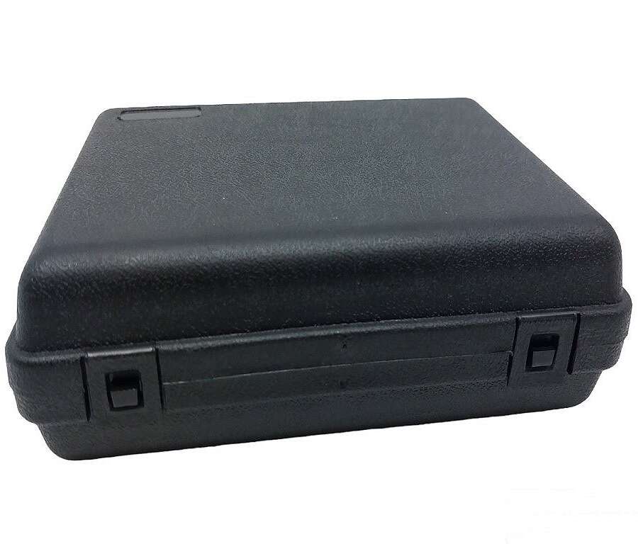 Valigetta porta pistola in plastica nera 17x11x5 cm