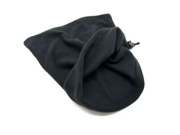 Scaldacollo in pile nero - immagine 2