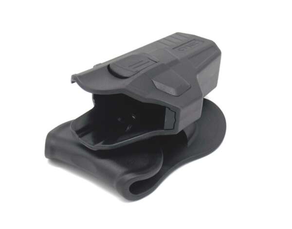 Fondina Cytac per Glock 17 22 31 in polimero CY G17 con sicura - immagine 3