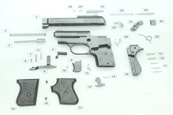 Ricambi kit Bruni 315 a salve 8mm