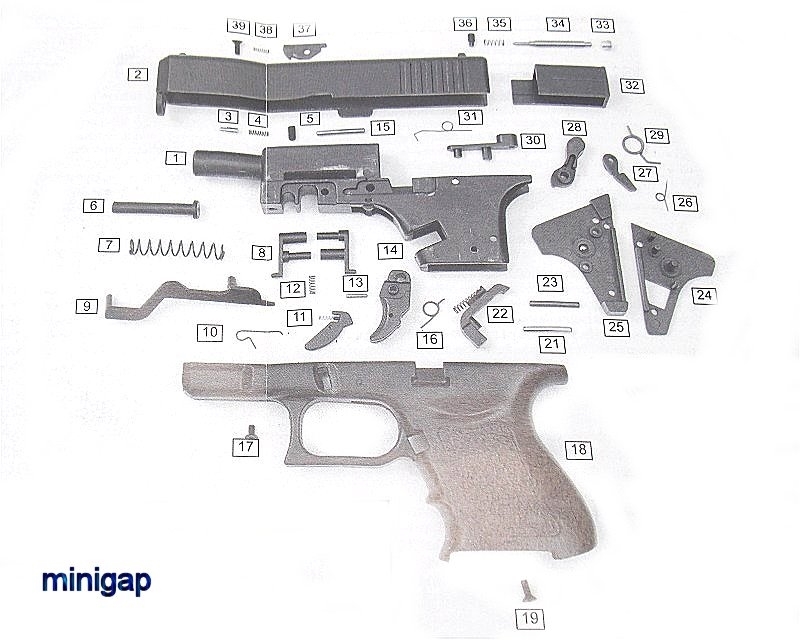Ricambi Kit Bruni mini gap a salve 8 mm - 28_29