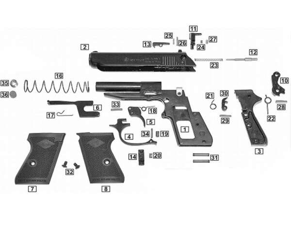 Ricambi kit Bruni new police a salve 8mm - 5_18_33