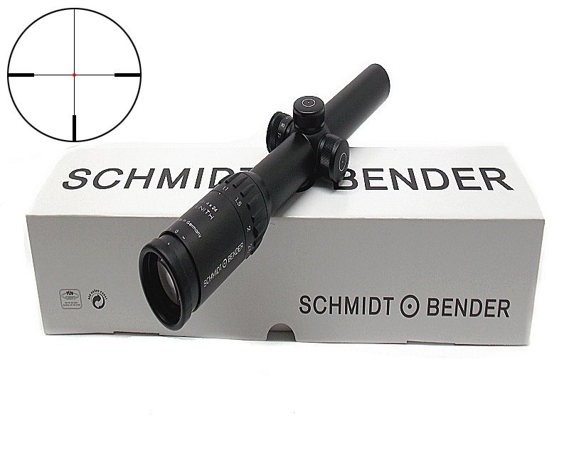 Cannocchiale da battuta Schmidt & Bender Zenith 1,1-4x24 con reticolo FD7