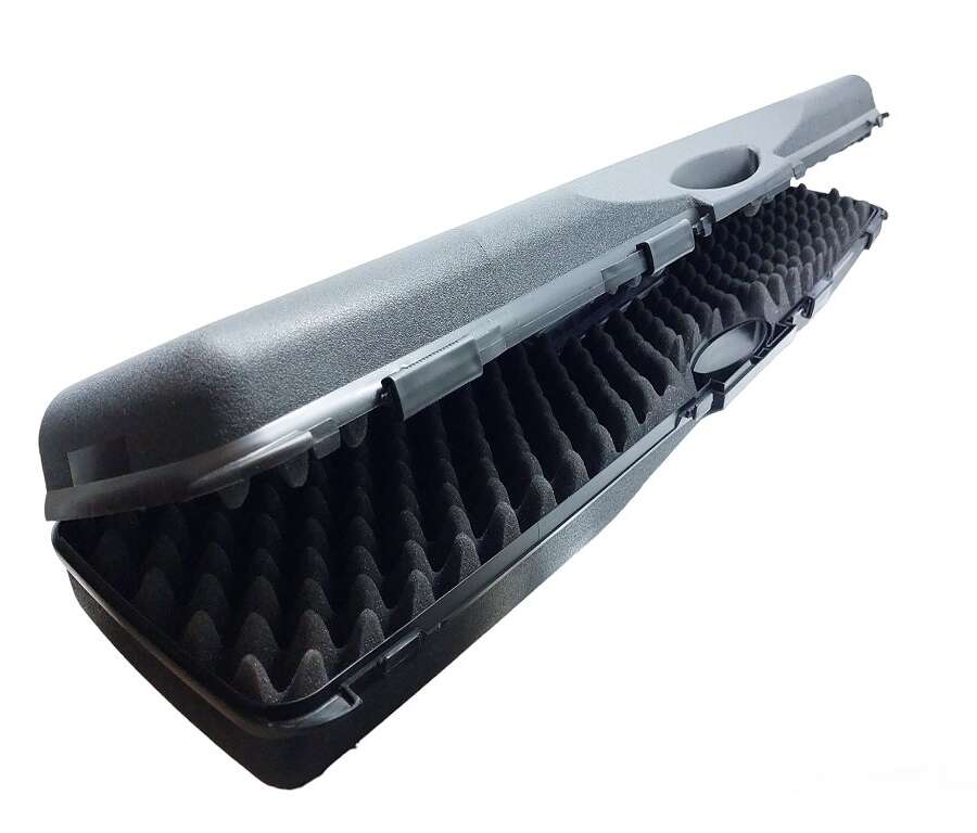 Valigetta porta carabina in plastica con imbottitura in spugna 110x25x10 cm