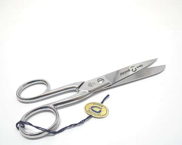 Forbici Fox inox cromato 18 cm da lavoro - immagine 2