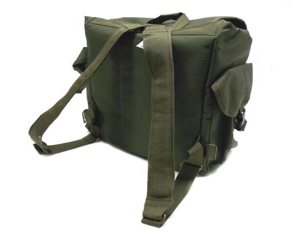 Zaino nylon verde con gerla per funghi - immagine 2