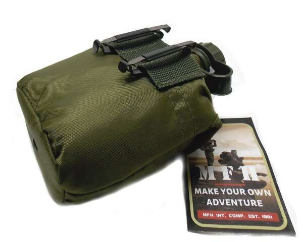 Borraccia in plastica 1 litro verde militare MFH - immagine 2