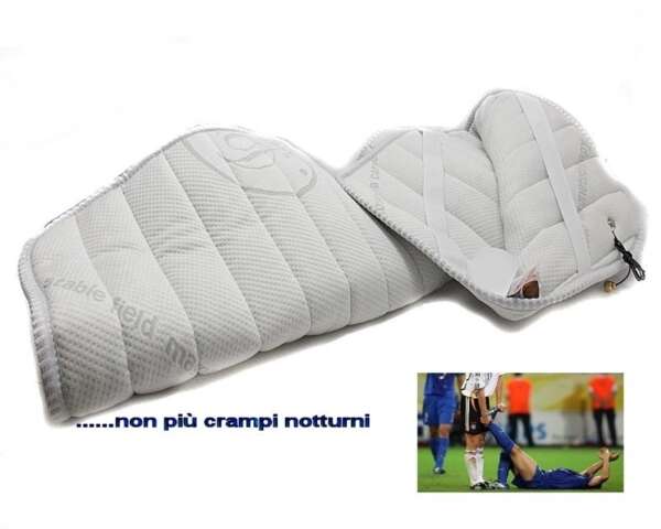 Stuoia antalgica coprimaterasso benessere Delfiero in bioceramica Resistex 80x190 cm da letto singolo - immagine 2