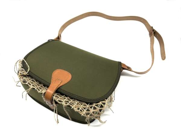 Carniere Delfiero in cordura e con rete per caccia