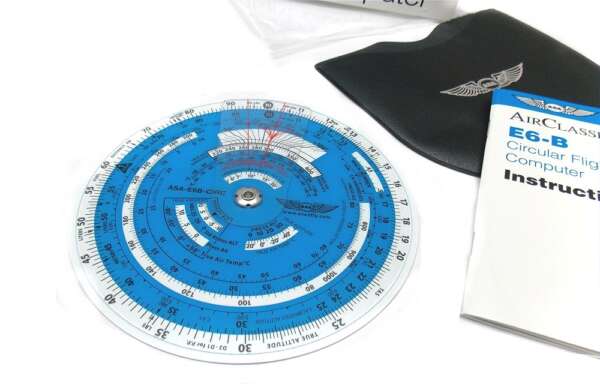 Calcolatore circolare di volo ASA-E6B-CIRC regolo aeronautico - immagine 4
