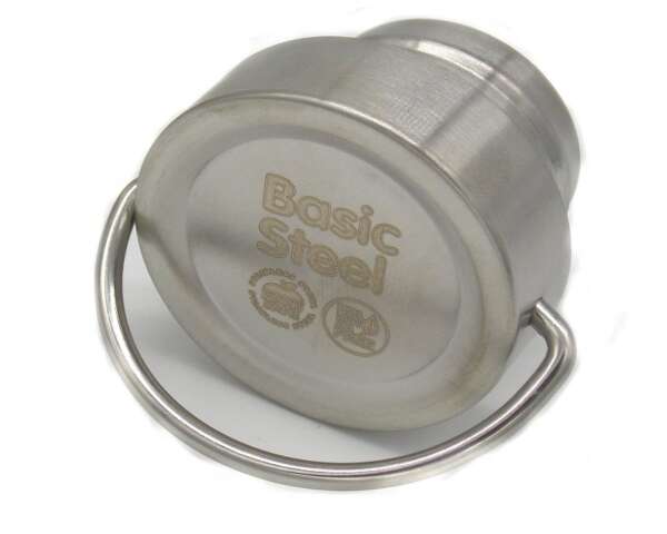 Tappo in acciaio inox di ricambio per borraccia Basic Steel - immagine 2