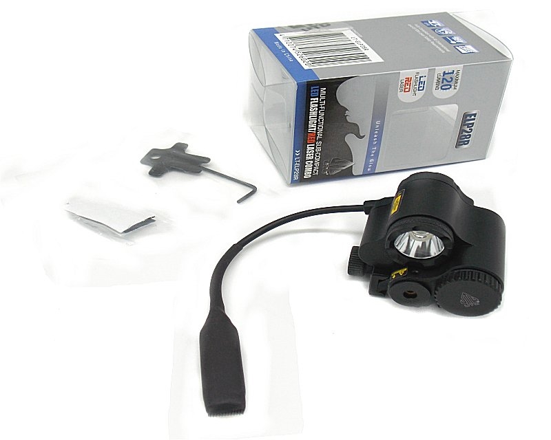 Torcia UTG led 120 lumen con laser