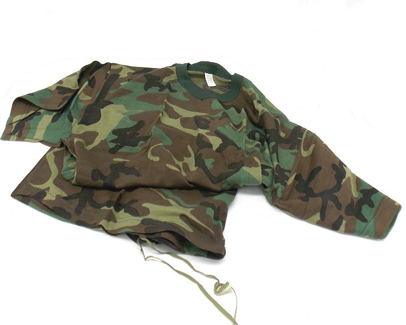 Maglietta mimetica in misto cotone made in USA - L