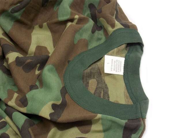 Maglietta mimetica in misto cotone made in USA - S - immagine 2