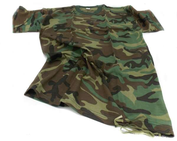 Maglietta mimetica in misto cotone made in USA - XL - immagine 3