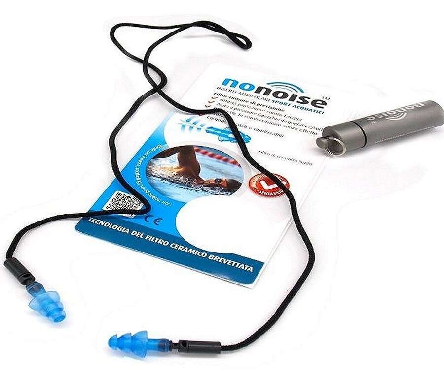 Tappi auricolari Nonoise per sport acquatici filtro di ceramica NN90