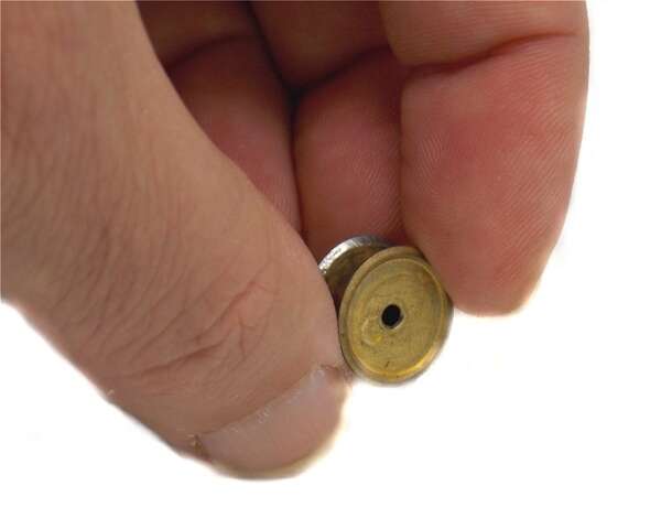 Richiamo pispola in metallo 14 mm di diametro - immagine 2