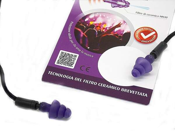 Tappi Auricolari Nonoise per musica filtro di ceramica NN40 - immagine 2