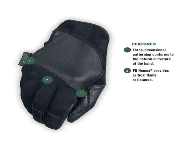 Mechanix guanti Tempest in Kevlar e pelle di capra ignifuga - XL - immagine 2
