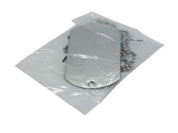 Targhetta USA di riconoscimento in metallo colore inox - immagine 3