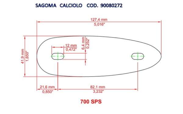 Calciolo 700 SPS per fucile in microcell senza molatura - immagine 3