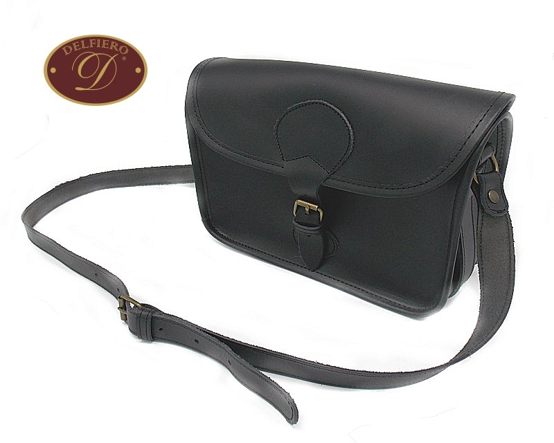 Borsa Delfiero in cuoio da donna con cerniera