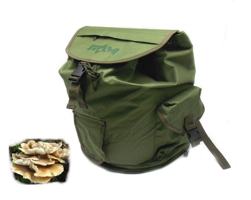 Zaino Ram per funghi in nylon verde