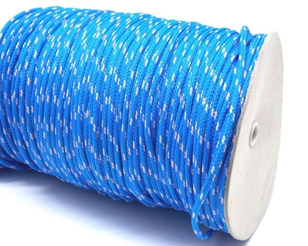 Corda in tessuto di colore blu e rosa - immagine 2
