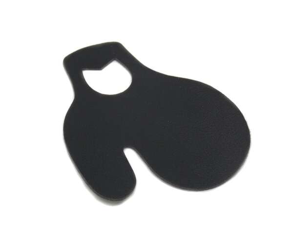 Paradito per arciere in ecopelle nero
