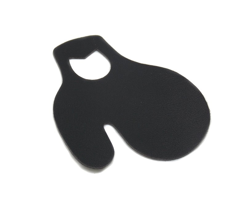 Paradito per arciere in ecopelle nero