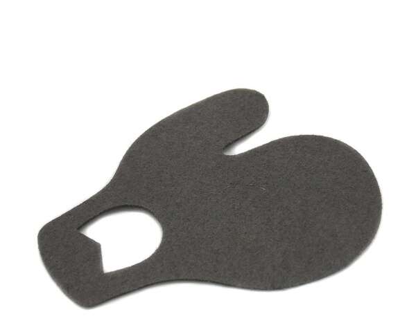 Paradito per arciere in ecopelle nero - immagine 2