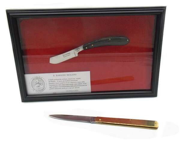 Quadro vetrina espositore per coltelli 31x18,5 cm - immagine 2