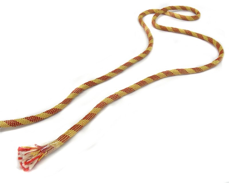 Corda in tessuto di colore oro e rosso