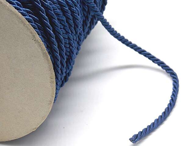Corda in tessuto intrecciato di colore blu - immagine 2