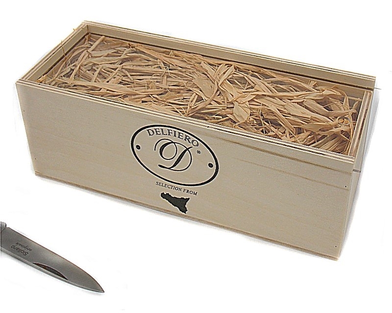 Scatola in betulla vetrina espositore per coltelli Delfiero Selection From