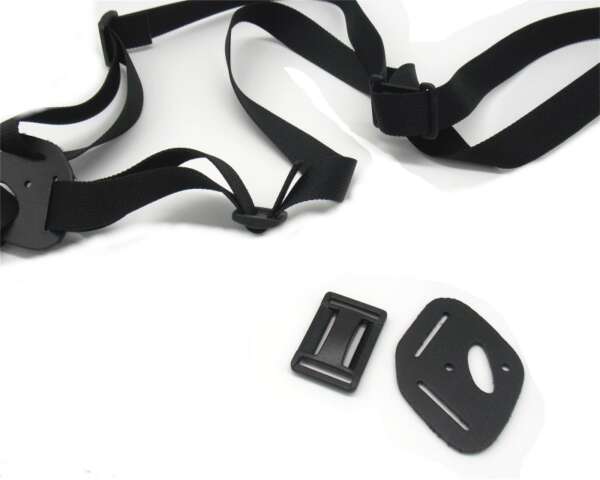 Passante set 2pz in polimero Vega per spallaccio di fondina ascellare in cordura - immagine 2