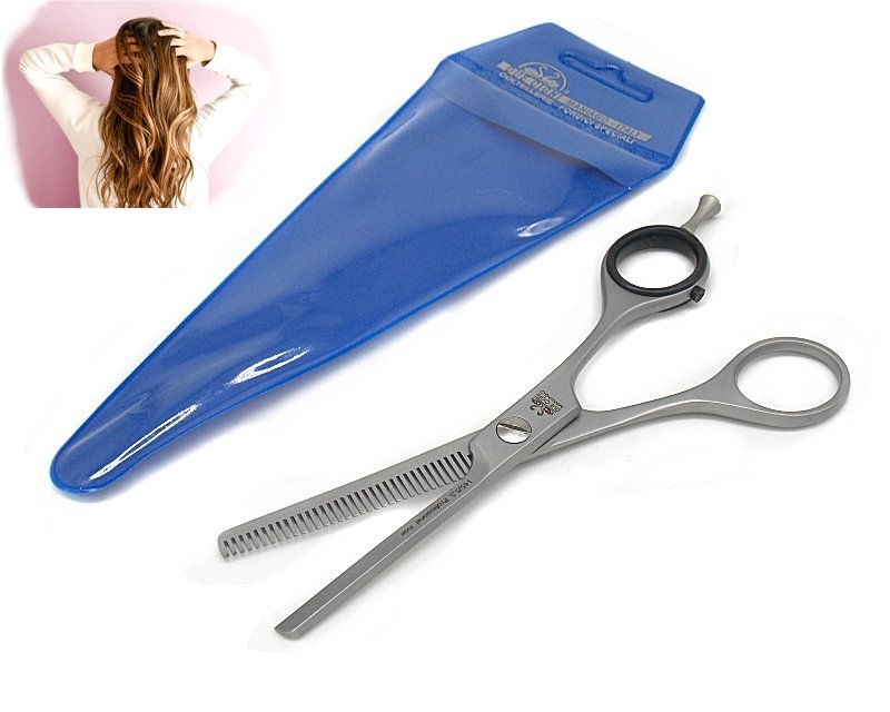 Forbici Due Cigni da barbiere con 35 denti per sfoltire i capelli
