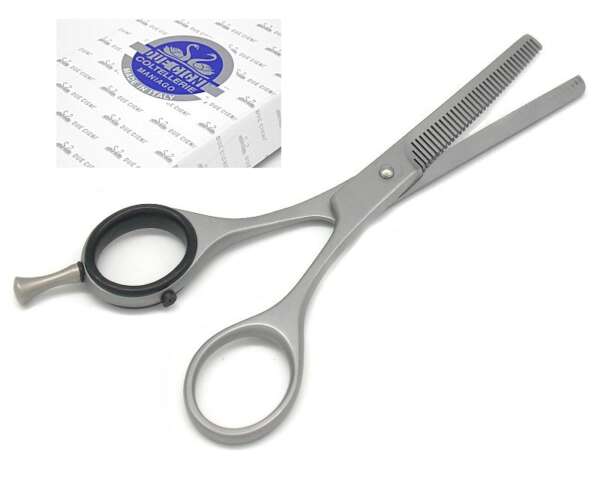 Forbici Due Cigni da barbiere con 35 denti per sfoltire i capelli - immagine 2