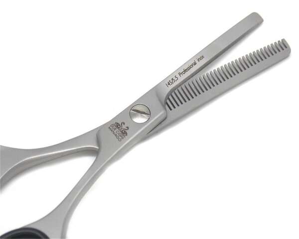 Forbici Due Cigni da barbiere con 35 denti per sfoltire i capelli - immagine 3