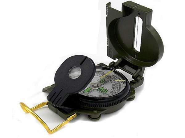 Bussola verde militare R20203 - immagine 3