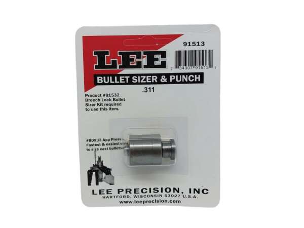 Lee bullet sizer e punch .311 91513
