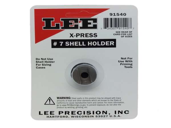 Lee shell holder X PRESS 7 91540