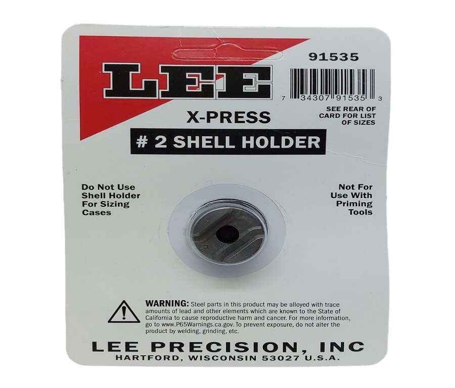 Lee shell holder X PRESS 2 91535 308 winchester 30.06 243 winchester