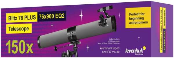 Telescopio newtoniano Levenhuk Blitz 76 Plus 150 - immagine 2