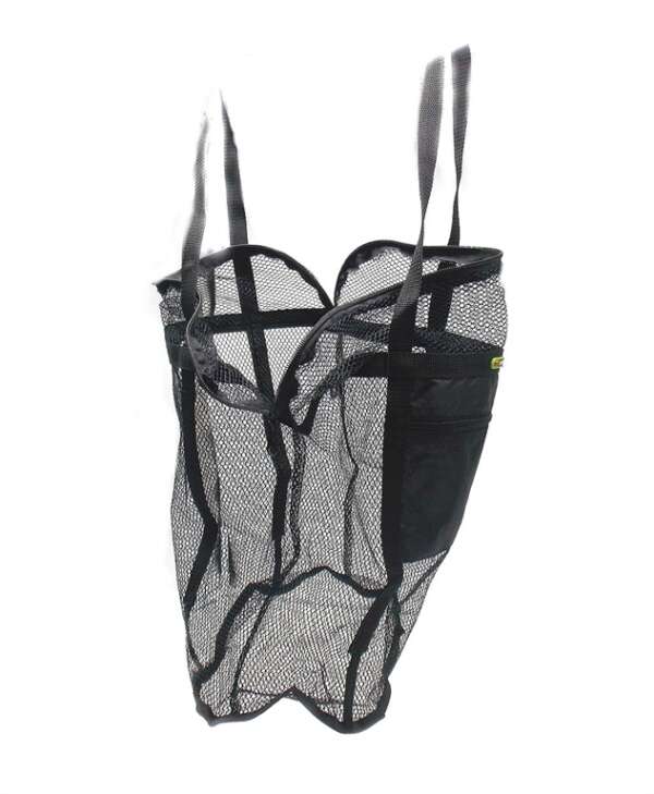 Borsa Ra Sport a rete nera con taschino per funghi tartufi - immagine 2